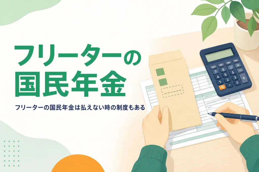 フリーターの国民年金の手続きと払えない時の免除・納付猶予を紹介する記事のアイキャッチ