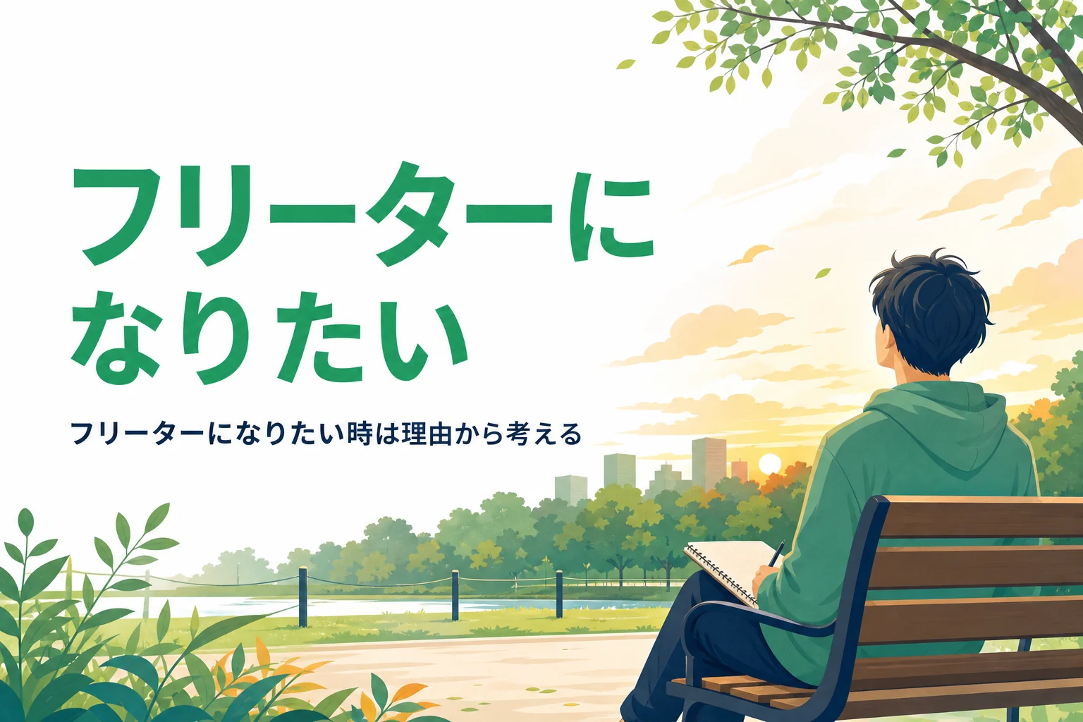 フリーターになりたいと思った時に理由ごとに考え方を整理する記事のアイキャッチ