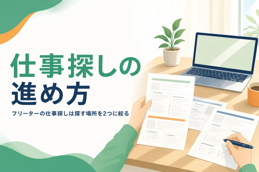 フリーターの仕事探しで求人の探し方と求人票の見方を紹介する記事のアイキャッチ